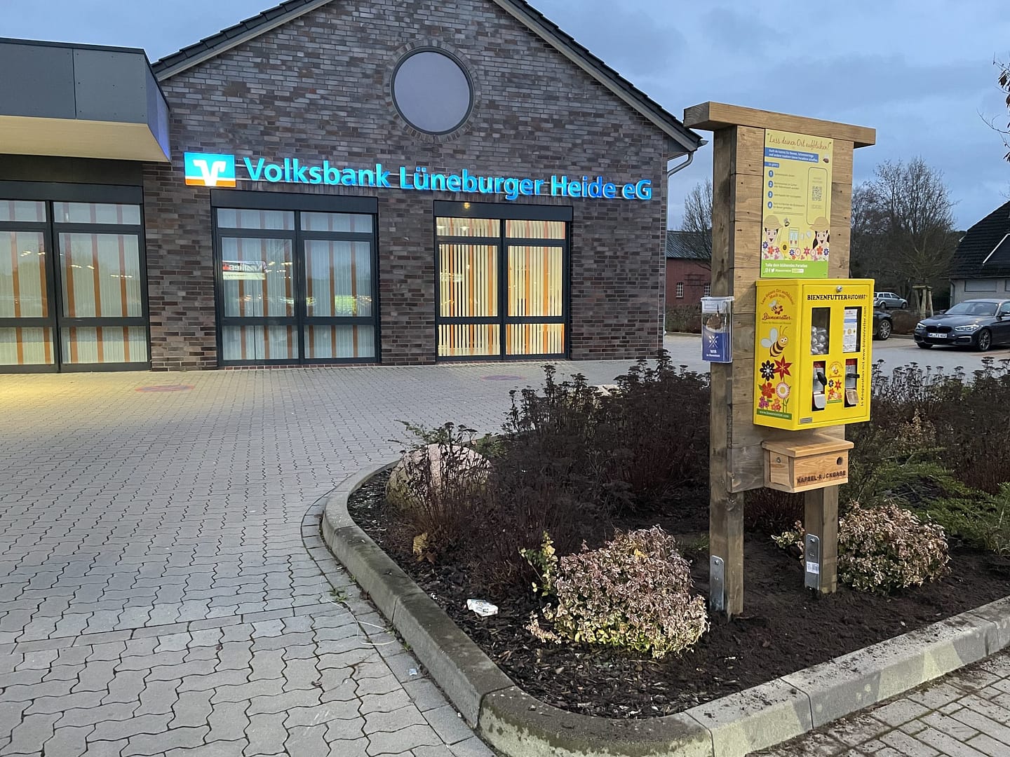 Saatgutautomat aufgestellt