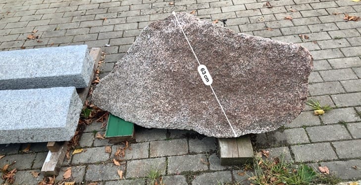 Gedenkstein zum Jubiläum –  1.175 Jahre Ramelsloh